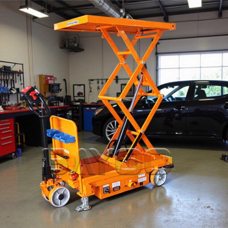 全电动升降平台车