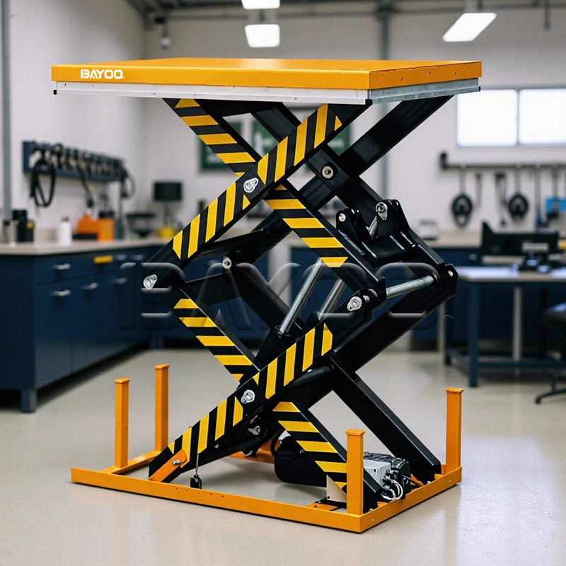 双剪叉式电动升降平台