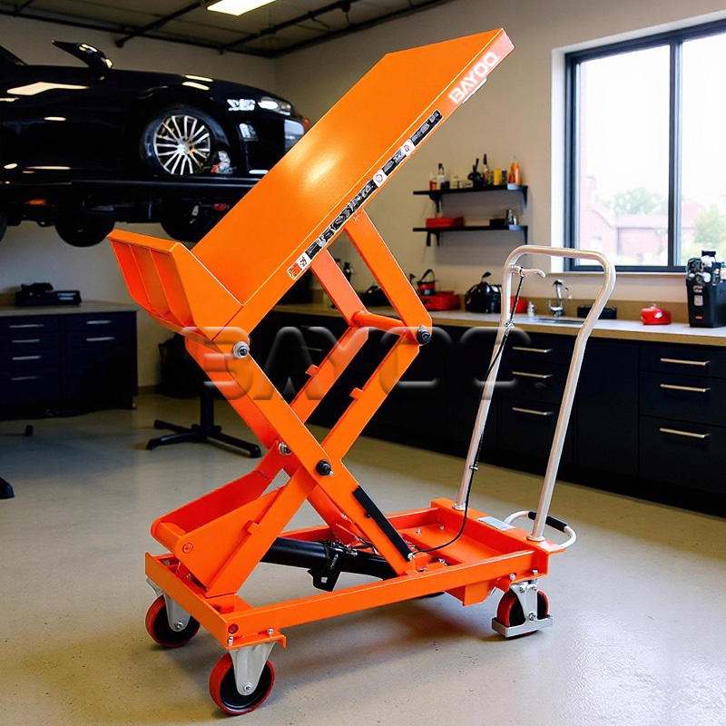 台面倾斜式升降平台车
