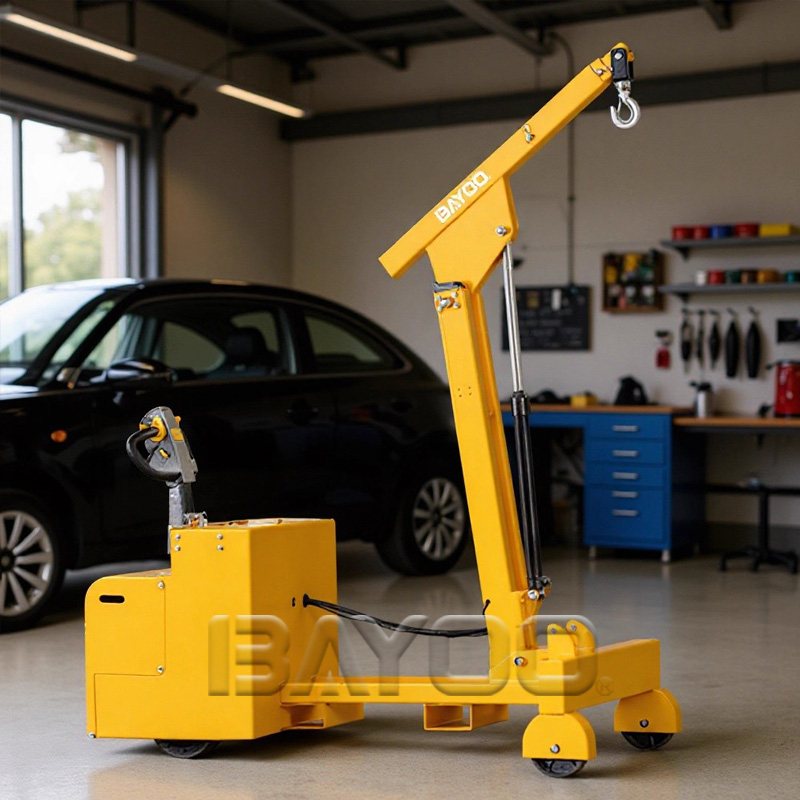 全电动平衡重的单臂吊650kg