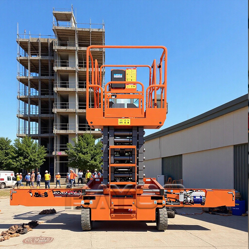 迷你型全电动剪叉式高空作业平台