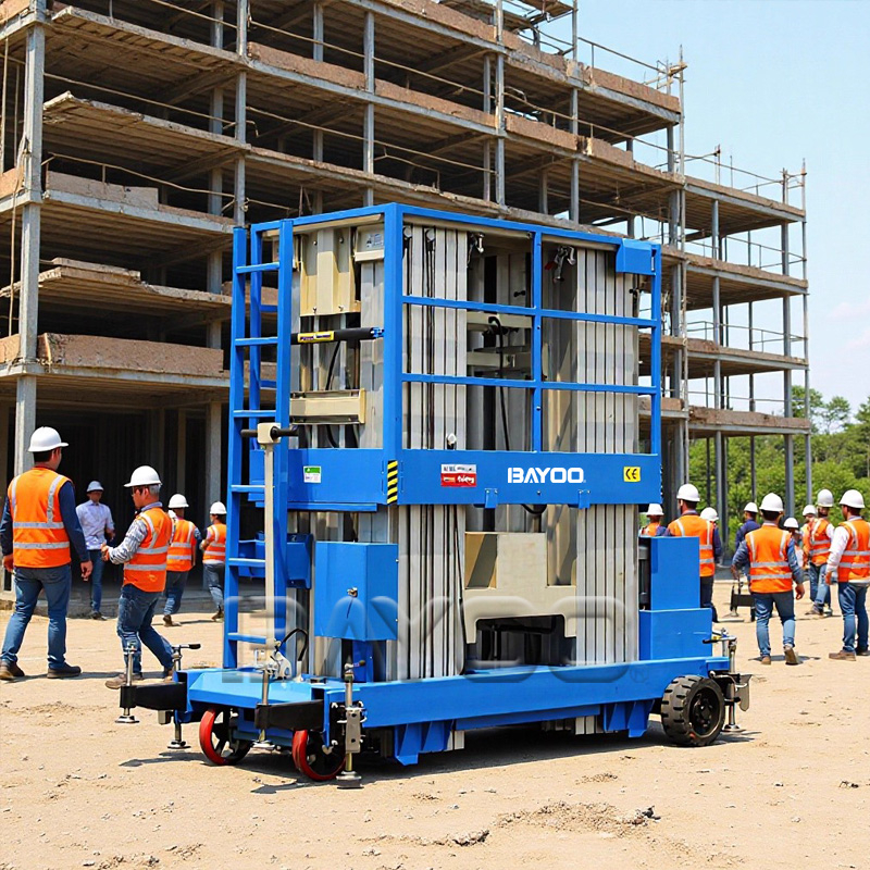 四桅柱高空作业平台