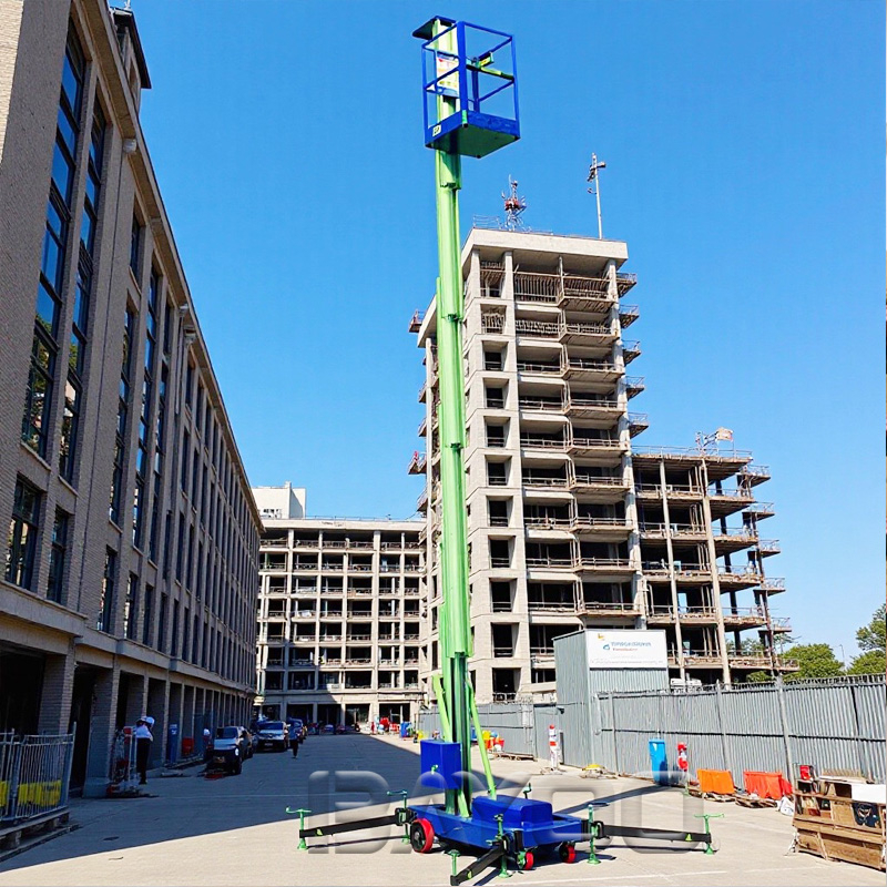 单桅柱高空作业平台