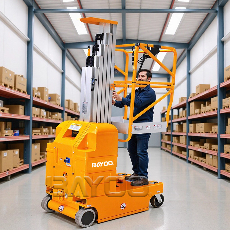 自行走单桅柱高空作业平台