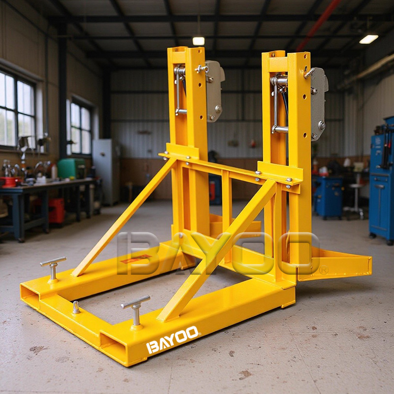 叉车专用油桶夹-双桶