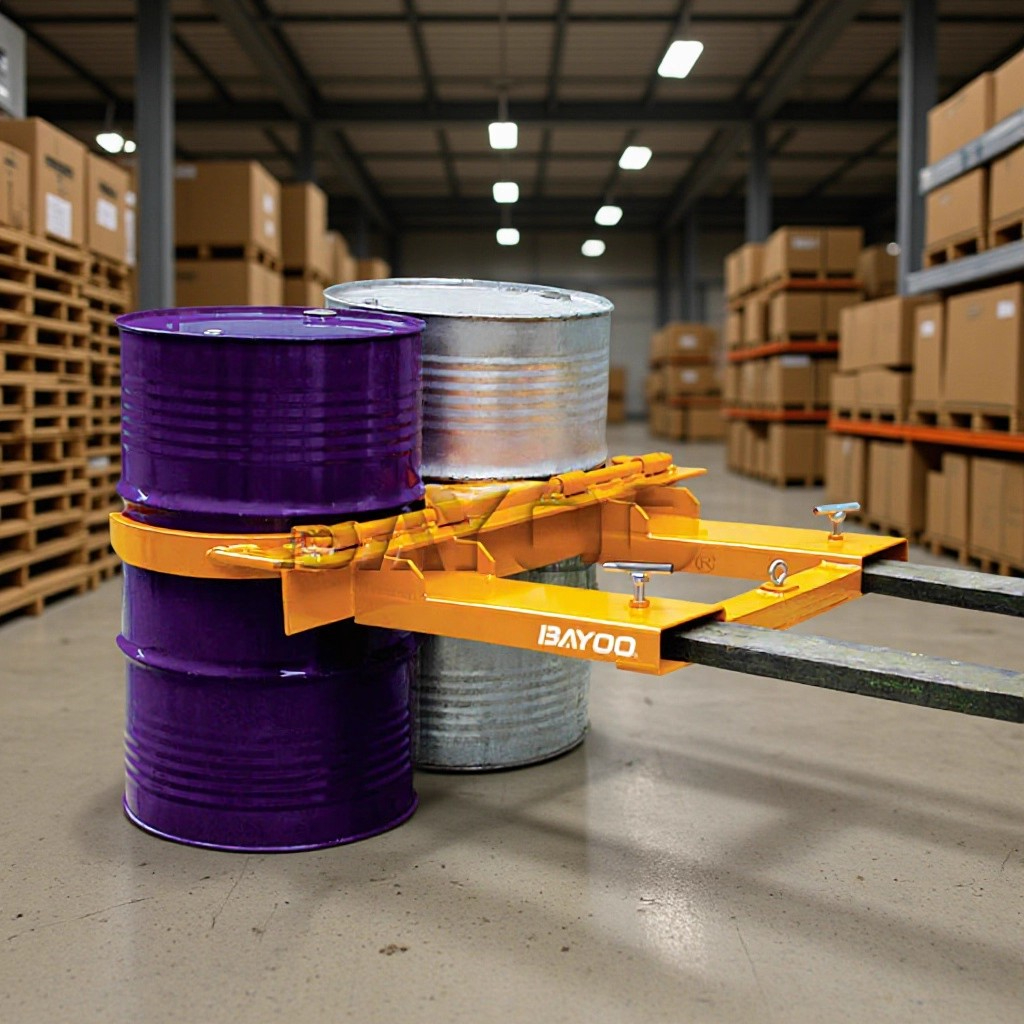 叉车专用油桶搬运夹