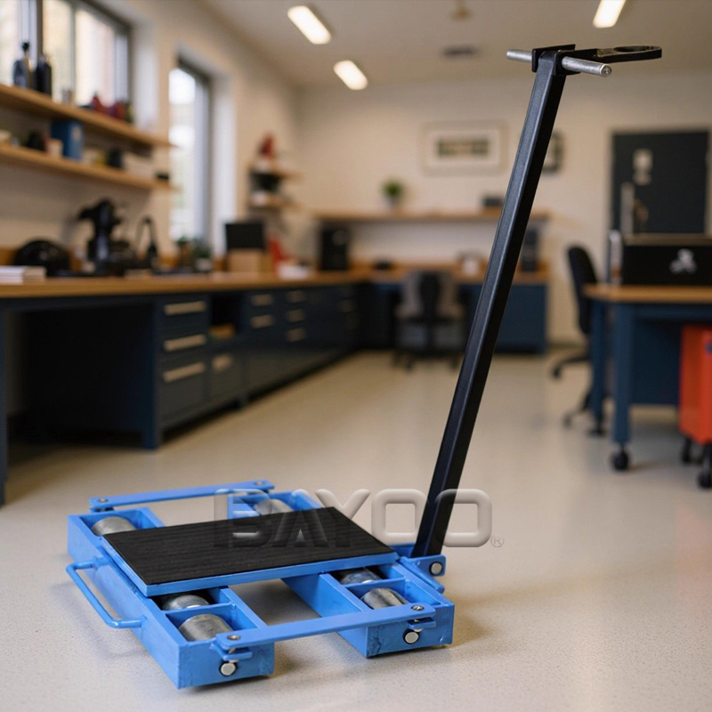 带操作杆重型滑动轮